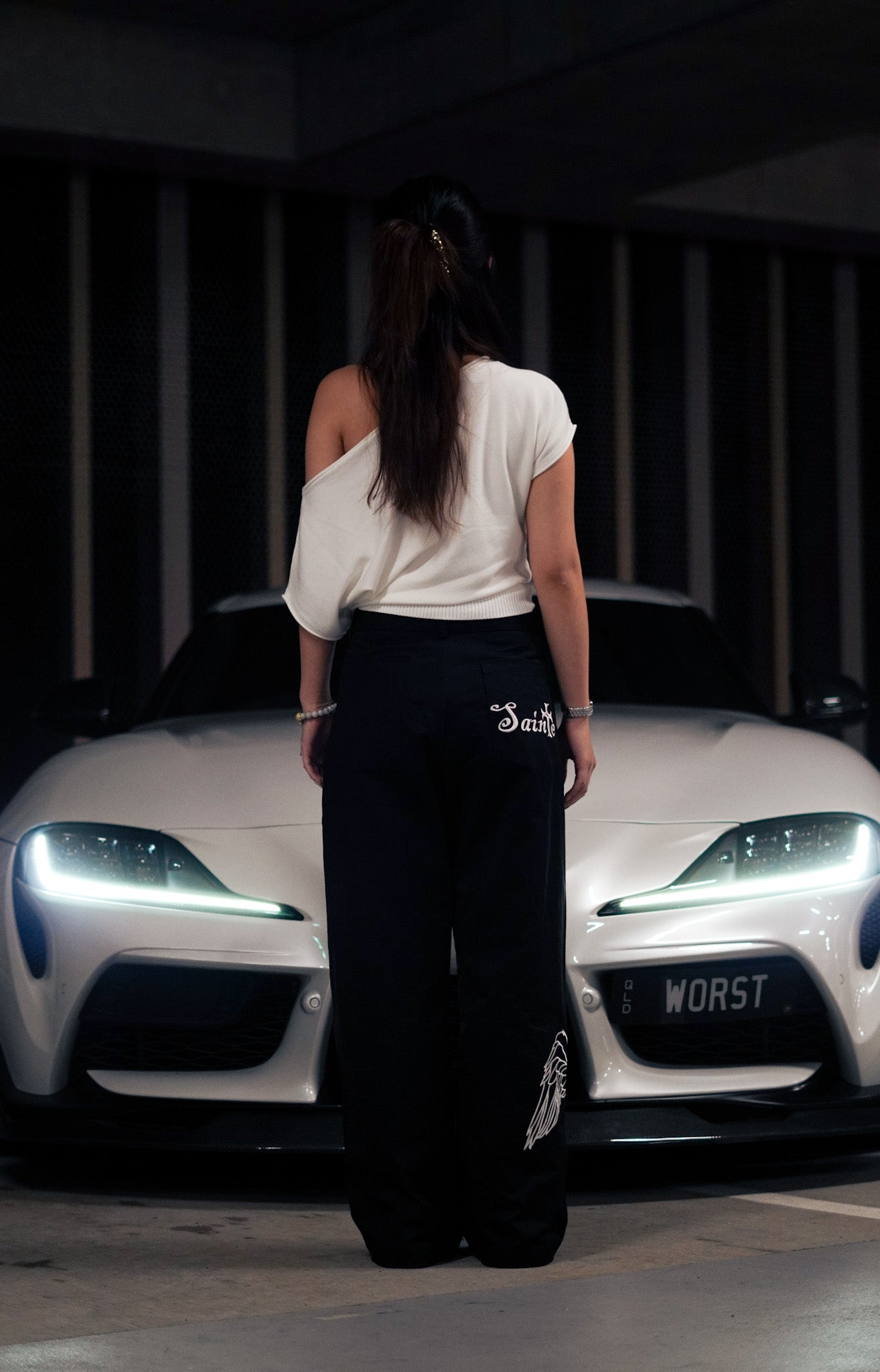 st michael's pleated pants